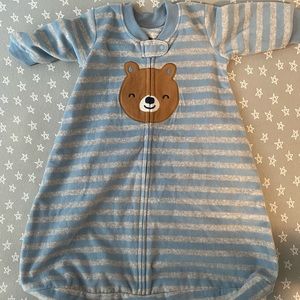 Never used Carters 0-3m fleece sleep sack